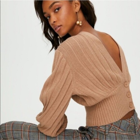 NWOT WILFRED Merino Wool Cardigan - Picture 4 of 14